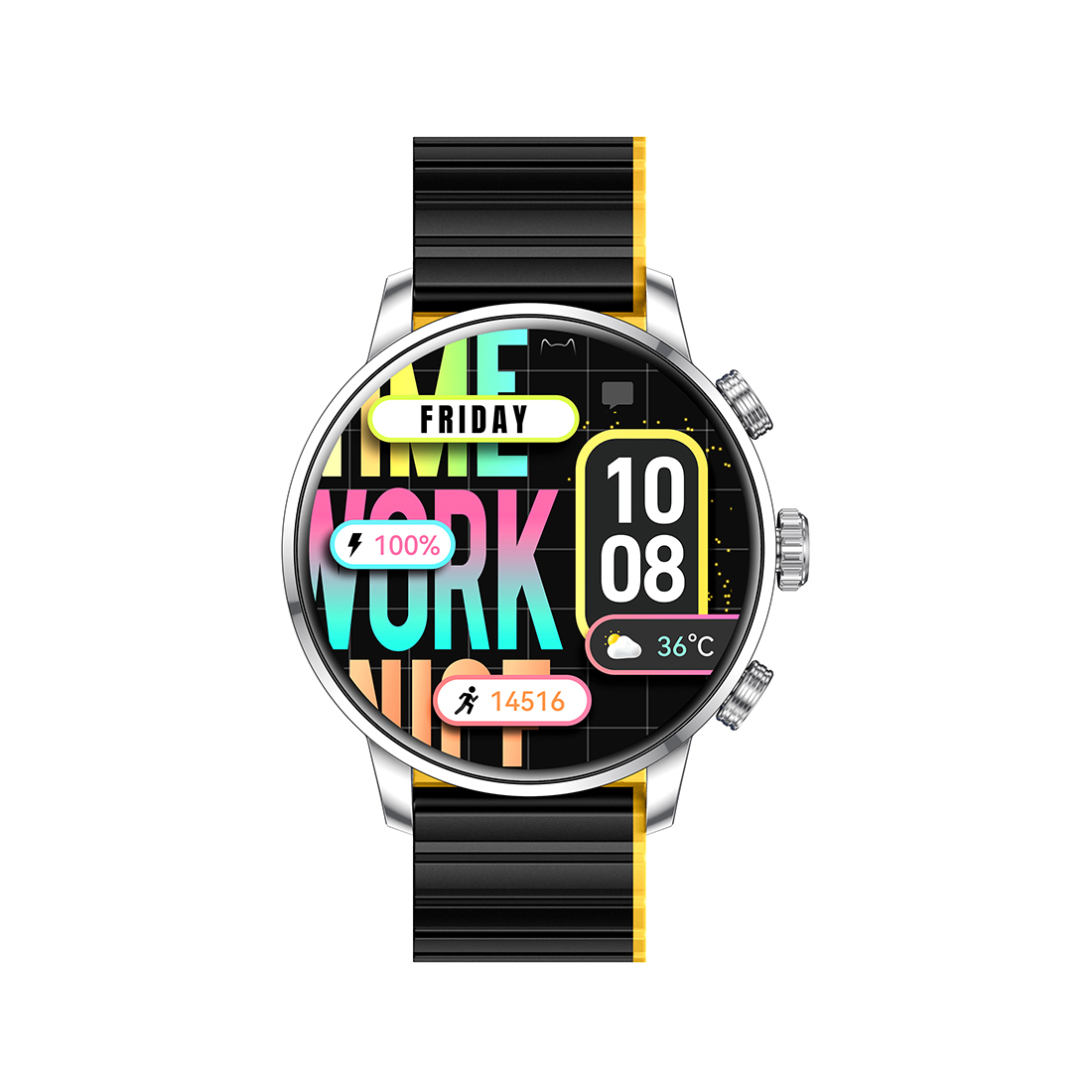 Смарт часы Kieslect Calling Watch Kr2 Stainless Steel — фото, характеристики