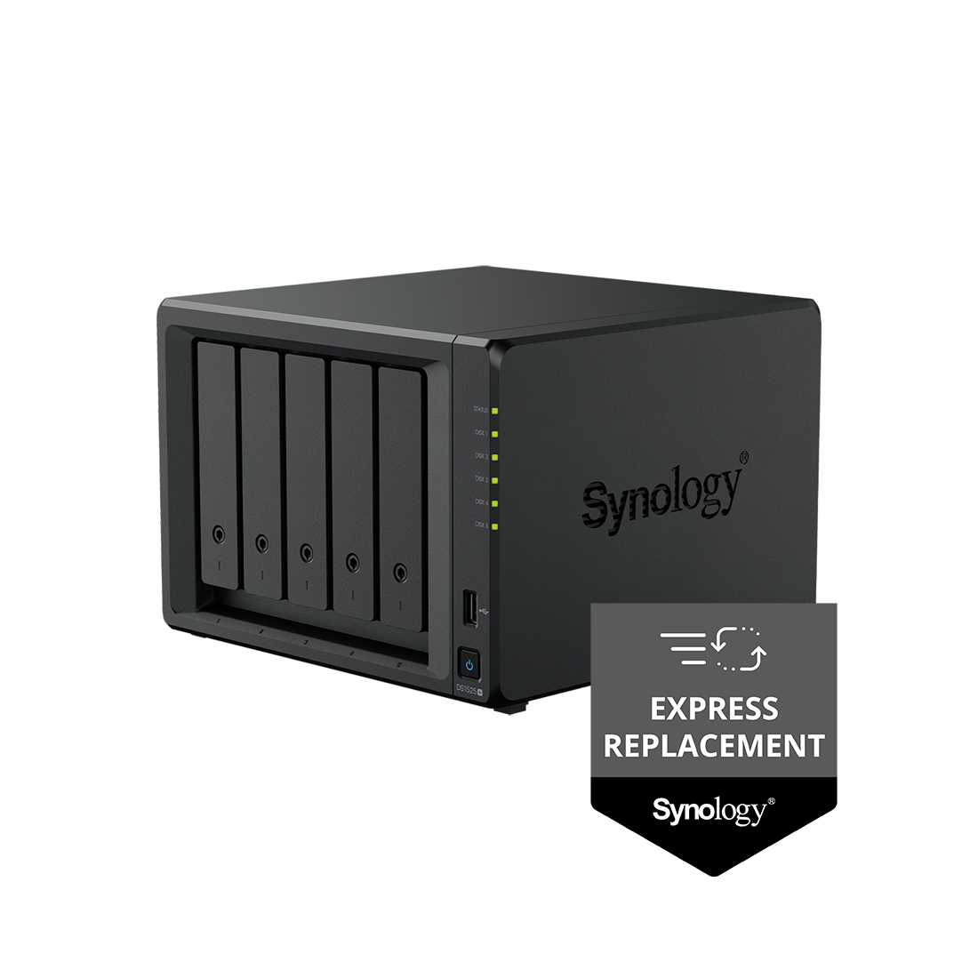 Система хранения данных (сервер) Synology DS1525+ — детальное фото
