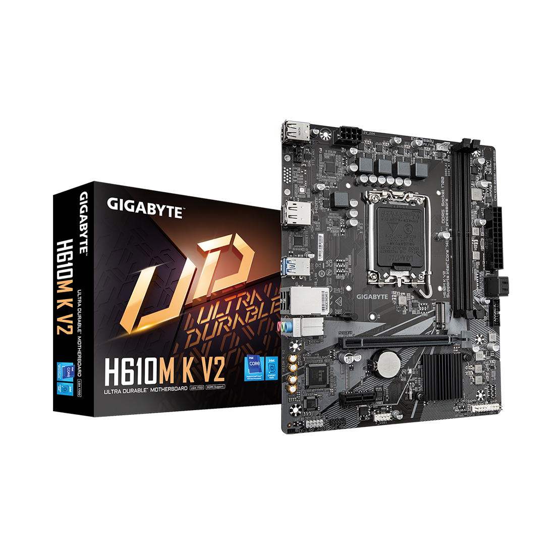 Материнская плата Gigabyte H610M K V2 — фото, характеристики