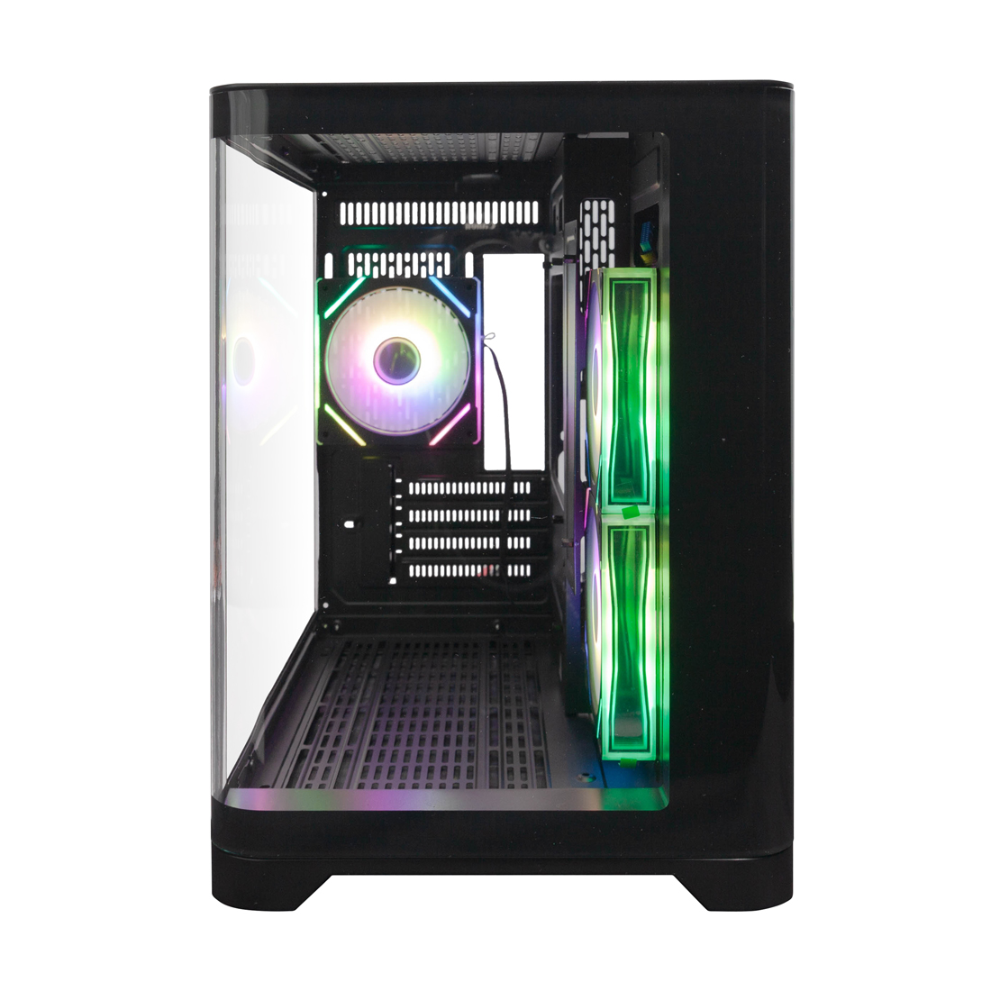 Компьютерный корпус 1STPLAYER UV5 BLACK без Б/П — фото, характеристики