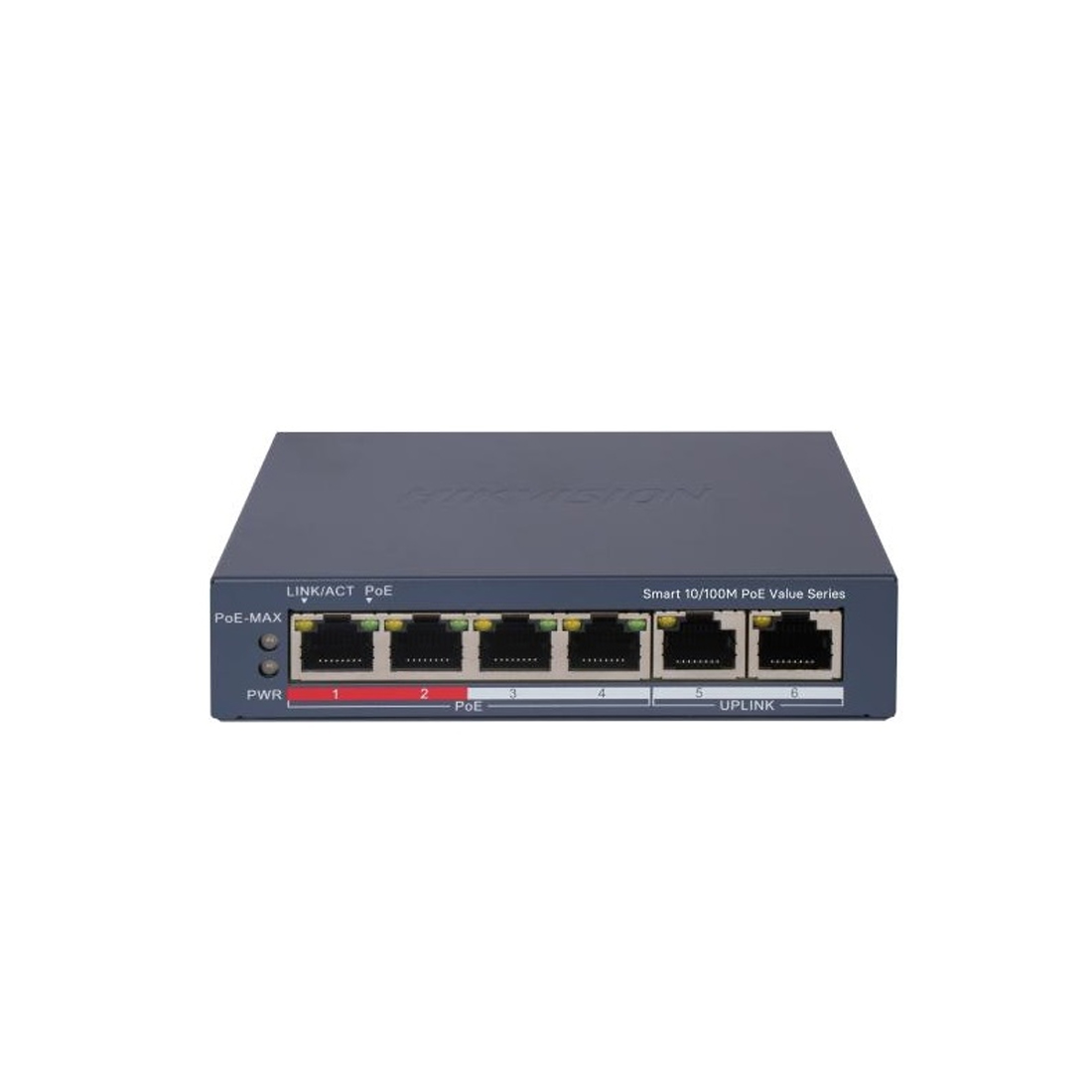 Коммутатор Hikvision DS-3E1106P-EI/M — детальное фото