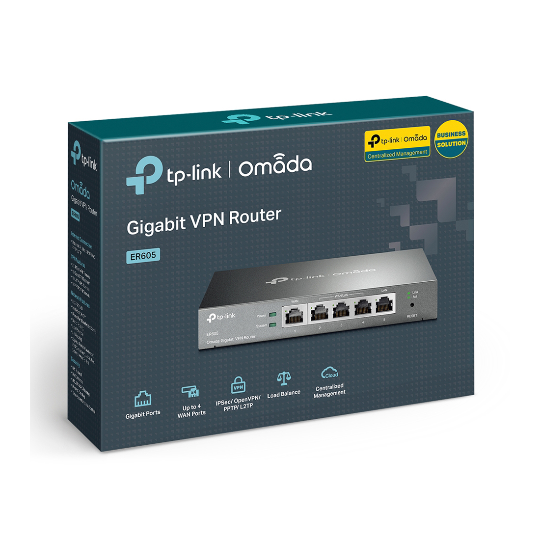 Маршрутизатор Multi-WAN VPN TP-Link ER605 — детальное фото