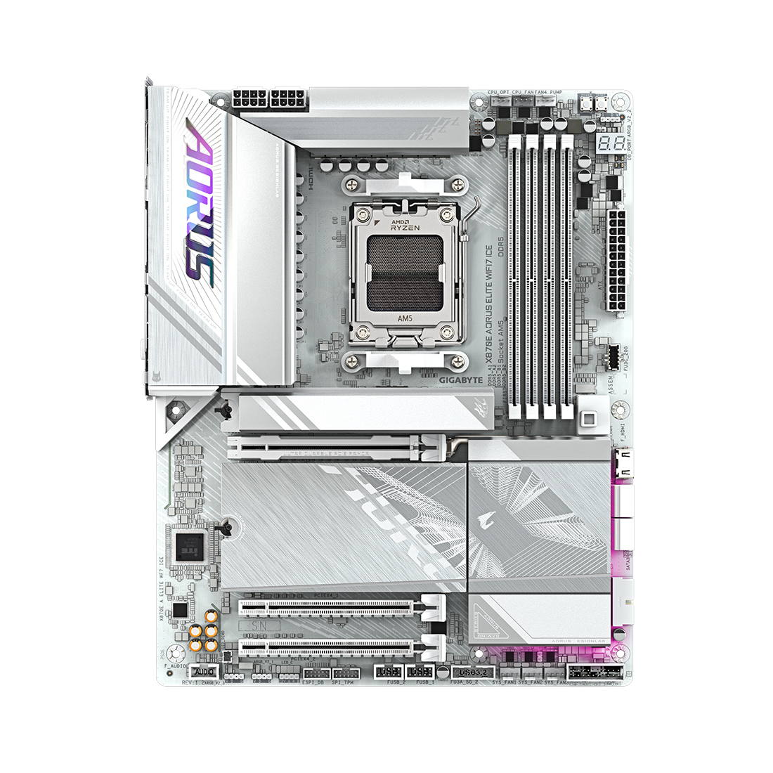Материнская плата Gigabyte X870E A ELITE WF7 ICE — фото, характеристики