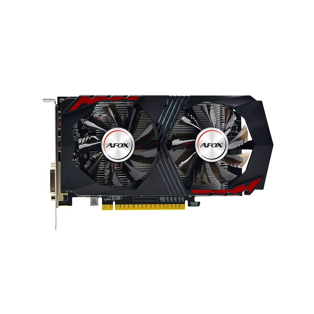 Видеокарта AFOX GTX1050Ti GAMING 4GB D5 Dual Fan (AF1050TI-4096D5H5-V10) — фото, характеристики
