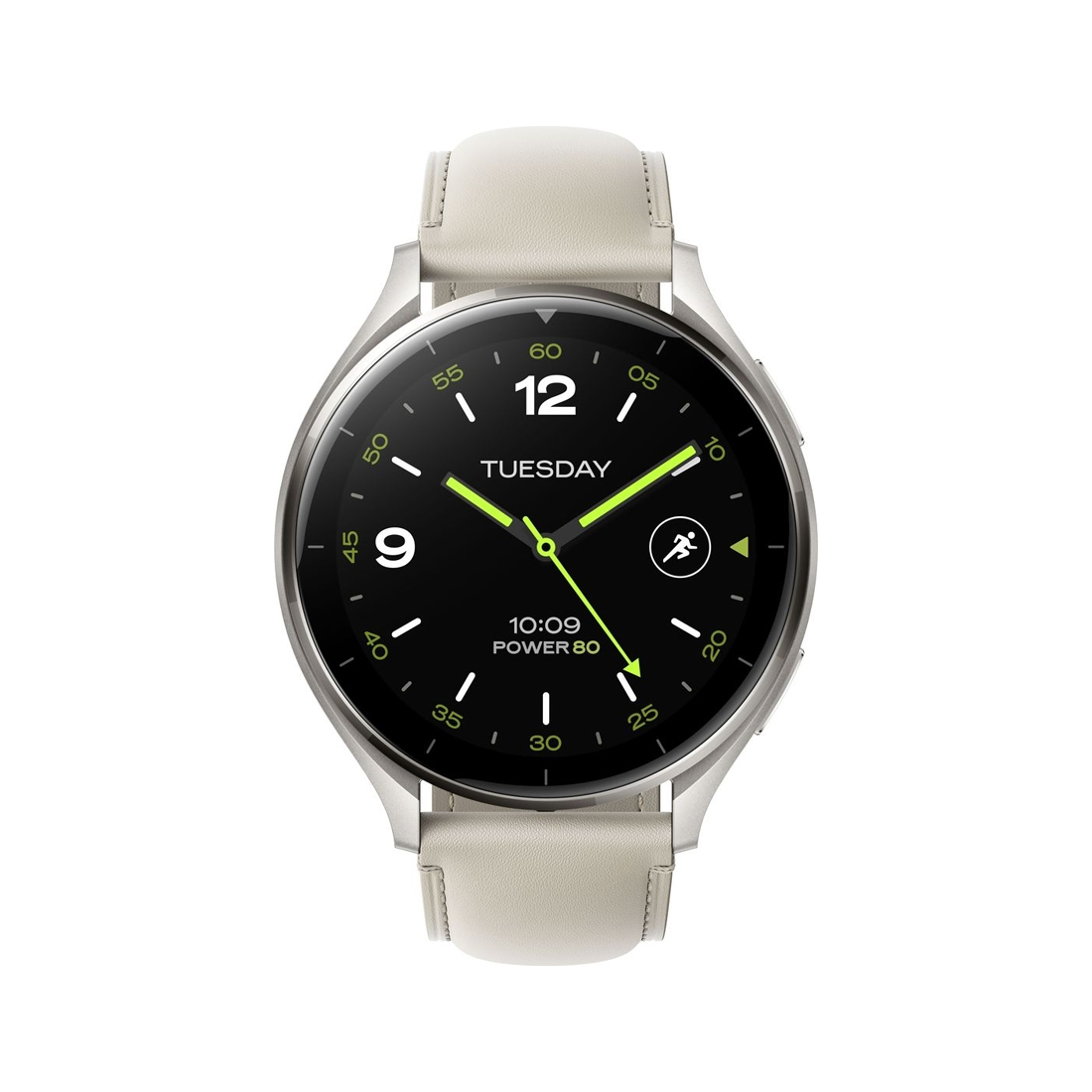 Смарт часы Xiaomi Watch 2 Titan Gray Case With White Leather Strap — фото, характеристики