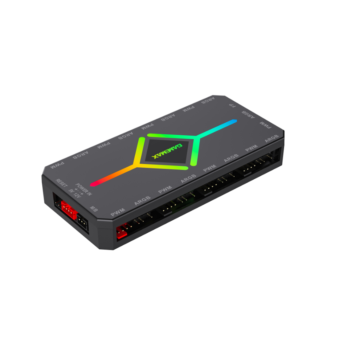 Контроллер подсветки Gamemax V4.0 ARGB+PWM HUB BK (12В) — фото, характеристики