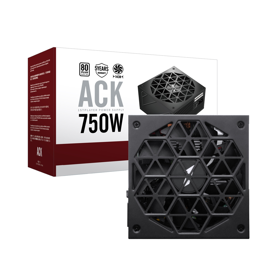 Блок питания 1STPLAYER HA 750W BA7 BK — фото, характеристики
