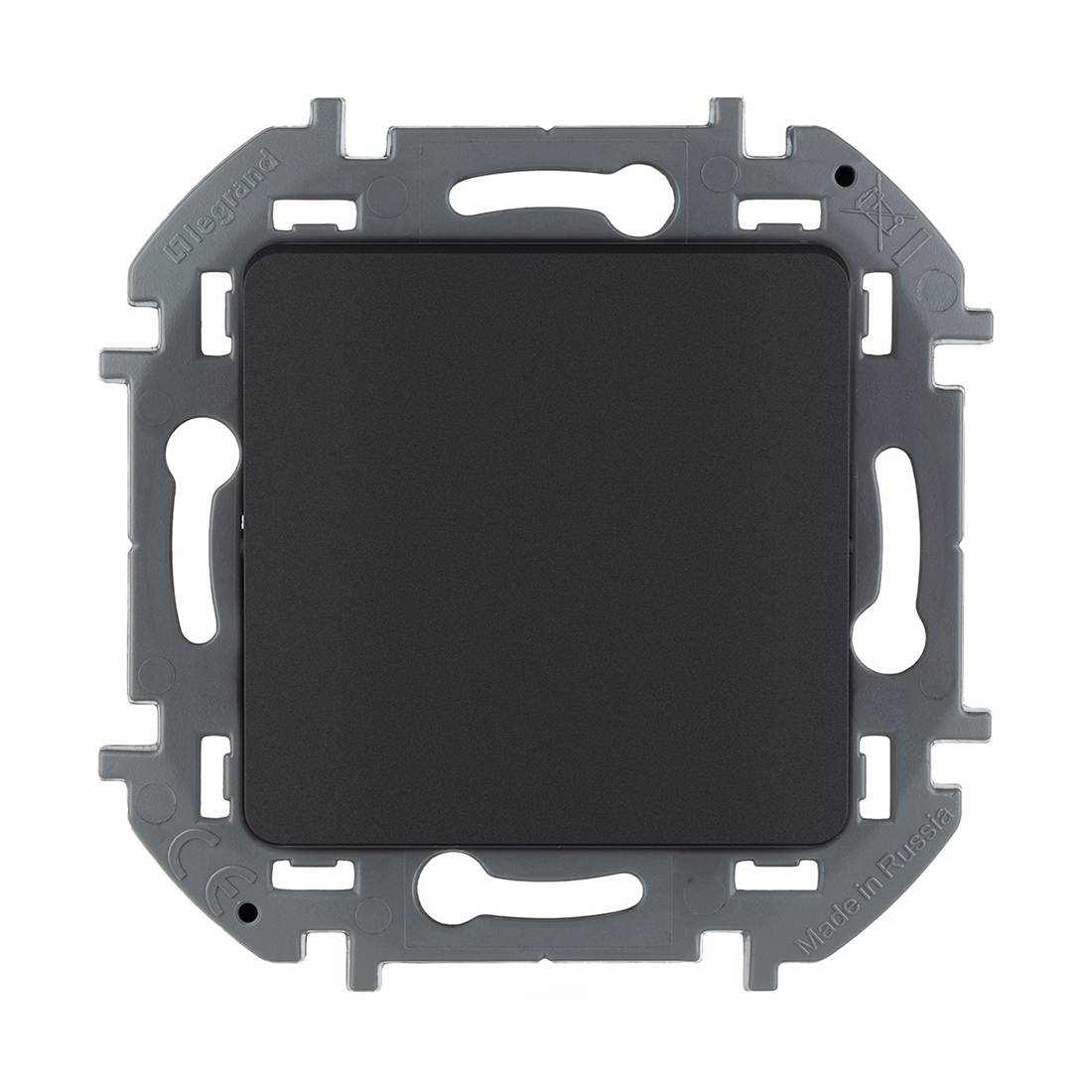 Переключатель одноклавишный Legrand Inspiria 673653 10 AX 250 В антрацит