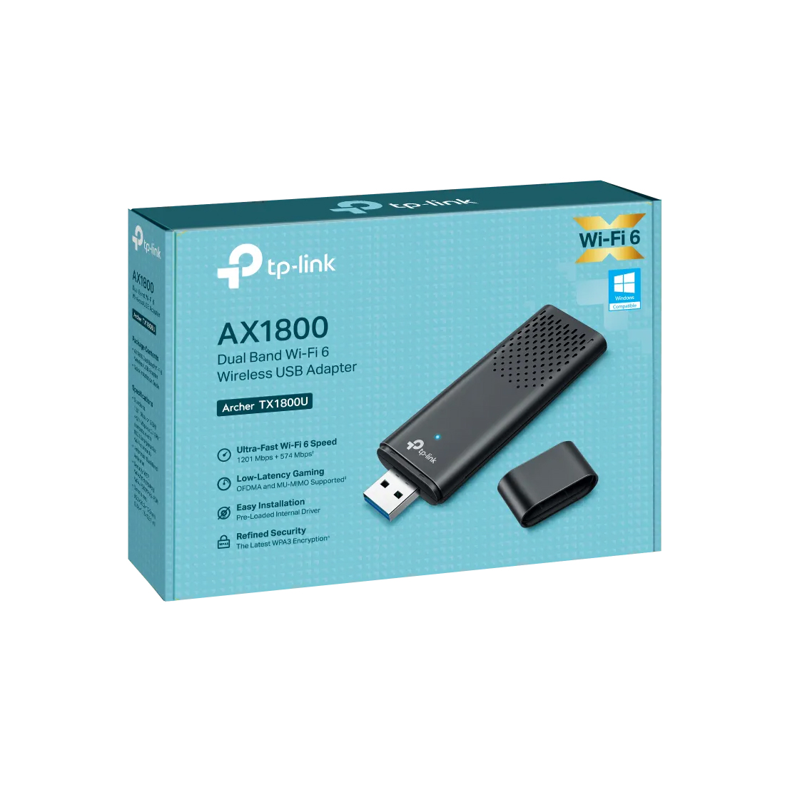 Сетевой USB адаптер TP-Link Archer TX1800U — детальное фото