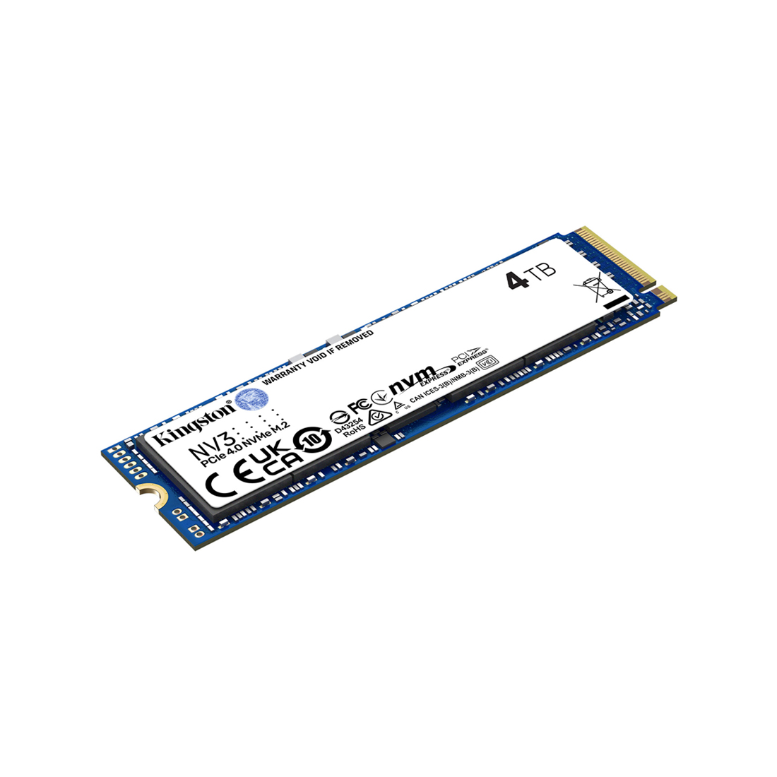 Твердотельный накопитель SSD Kingston NV3 SNV3S/4000G M.2 NVMe PCIe 4.0x4 — фото, характеристики