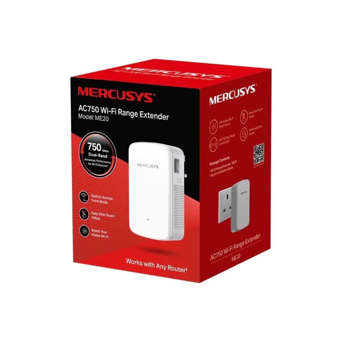 Усилитель Wi-Fi сигнала Mercusys ME20 — детальное фото