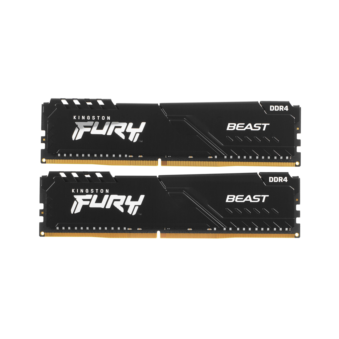 Комплект модулей памяти Kingston FURY Beast KF432C16BB1K2/32WP DDR4 32GB (Kit 2x16GB) 3200MHz Чёрный — фото, характеристики