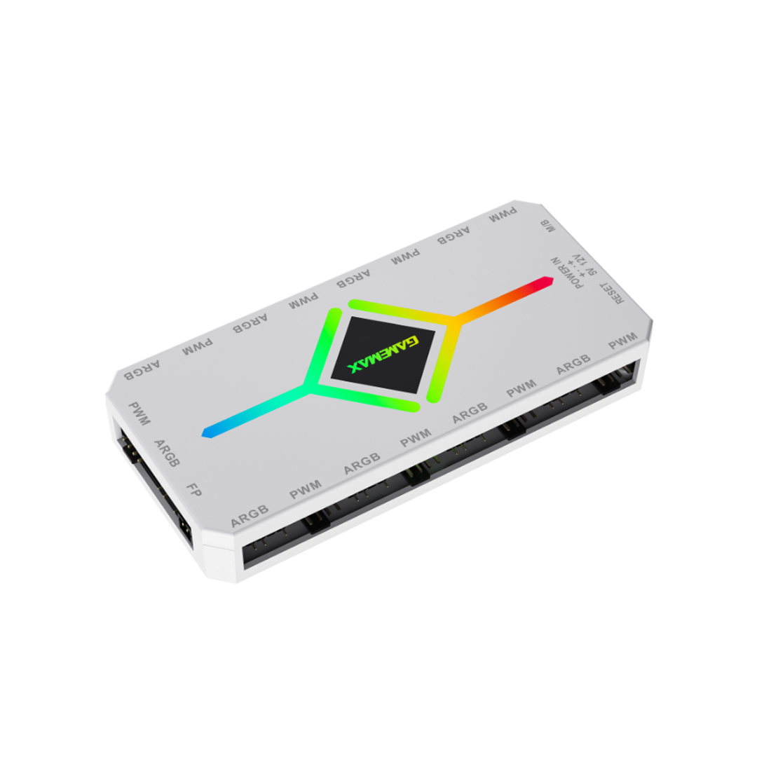 Контроллер подсветки Gamemax V4.0 ARGB+PWM HUB WH (12В) — фото, характеристики