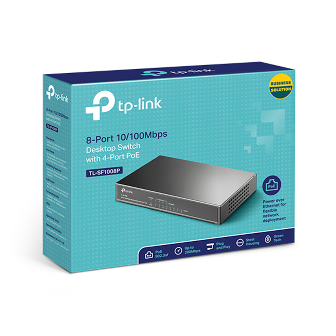 Коммутатор TP-Link TL-SF1008P — детальное фото