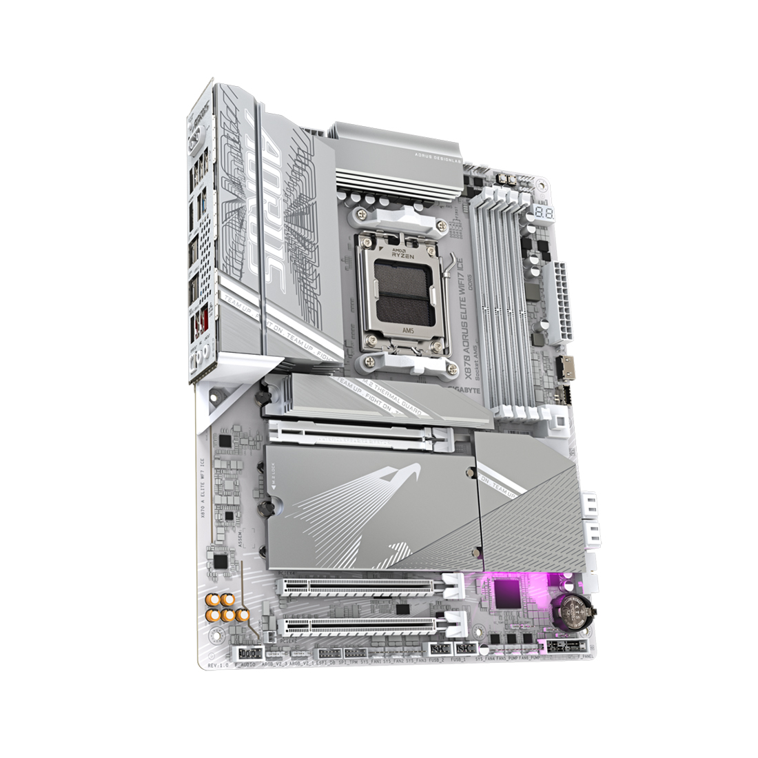 Материнская плата Gigabyte X870 A ELITE WF7 ICE — фото, характеристики
