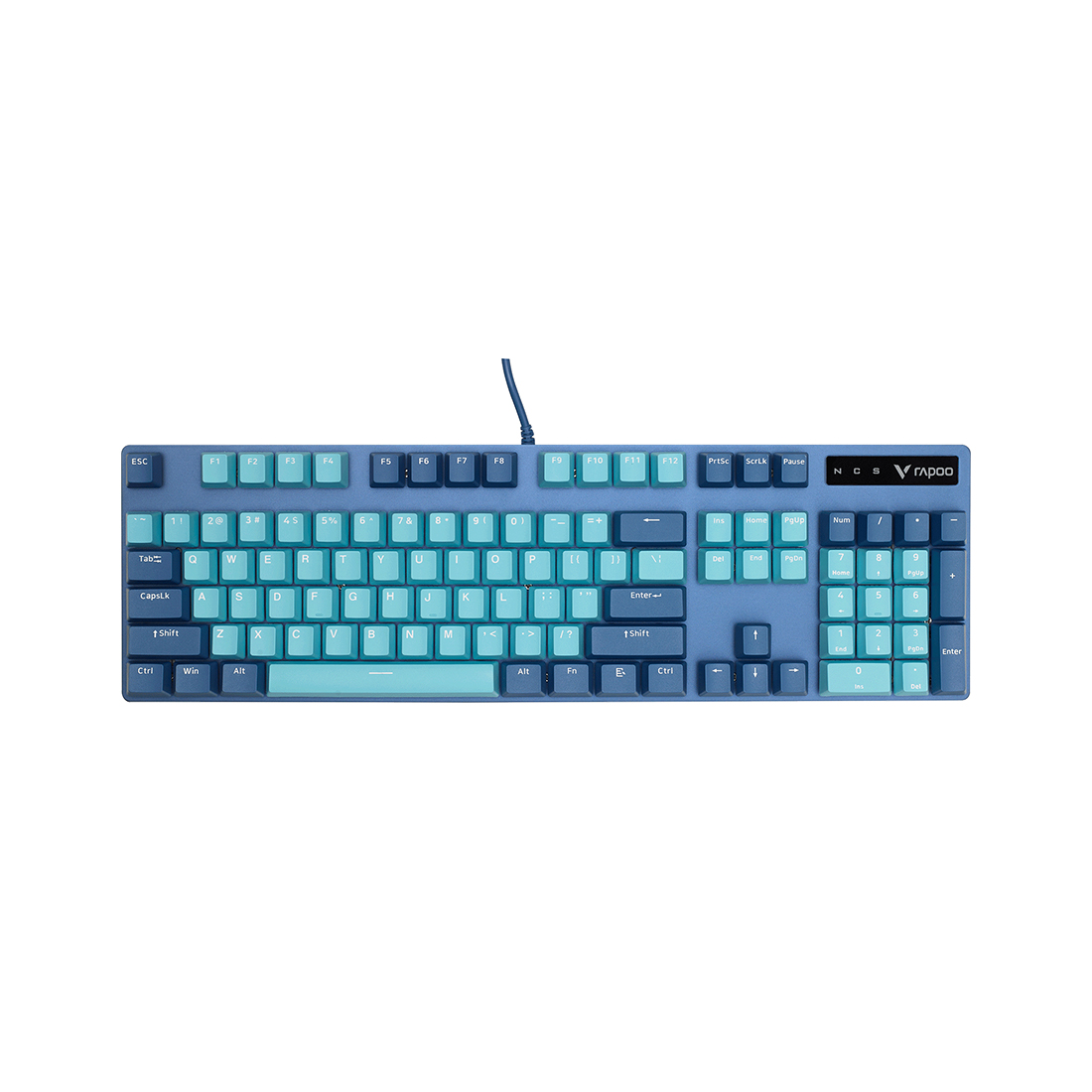 Клавиатура Rapoo V500PRO Cyan Blue — фото, характеристики
