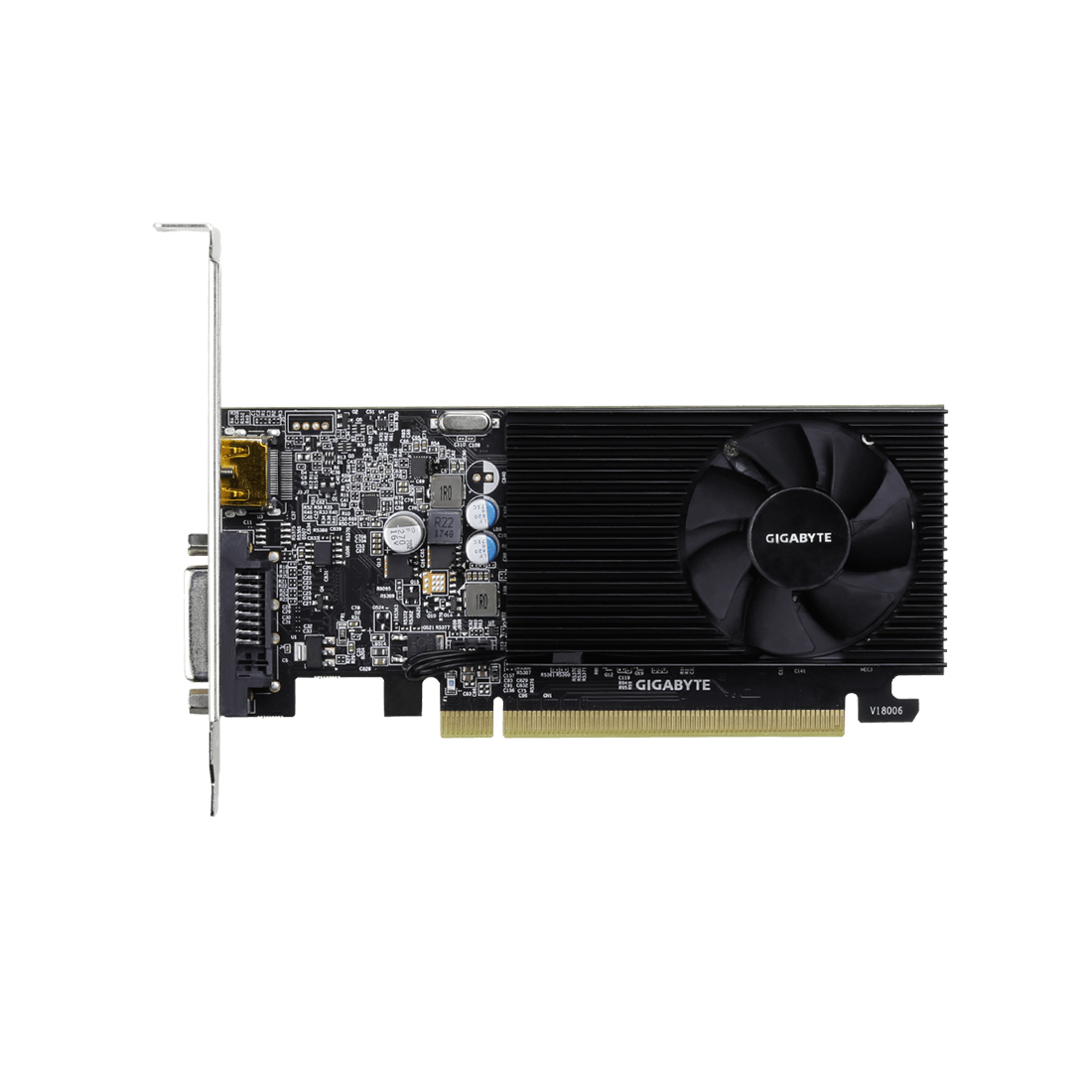 Видеокарта Gigabyte (GV-N1030D4-2GL) GT1030 Low Profile 2G DDR4 — фото, характеристики