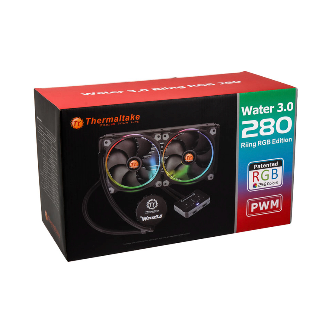 Кулер с водяным охлаждением Thermaltake Water 3.0 Riing RGB 280 — фото, характеристики
