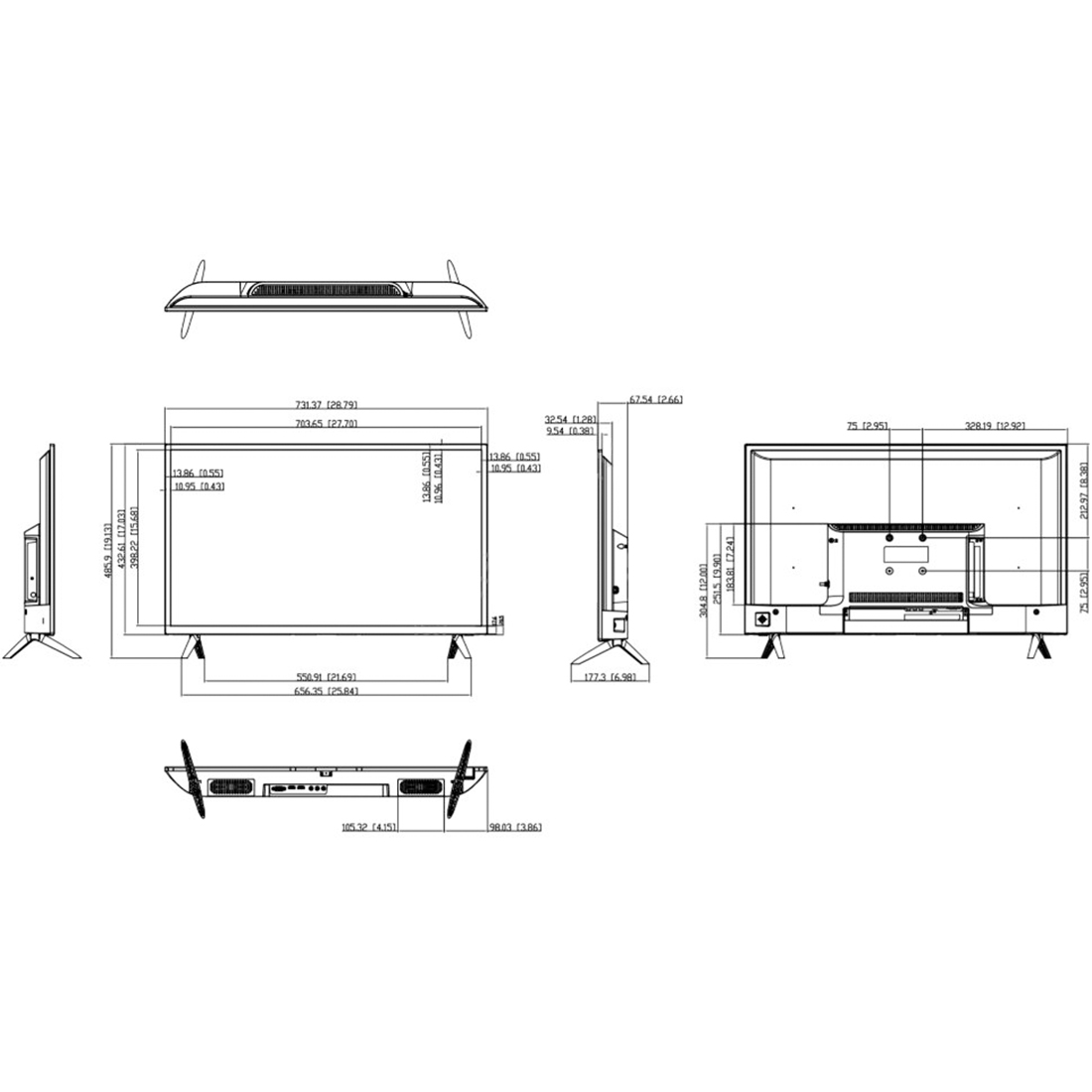 Монитор 32" Dahua DHI-LM32-F200 — фото, характеристики