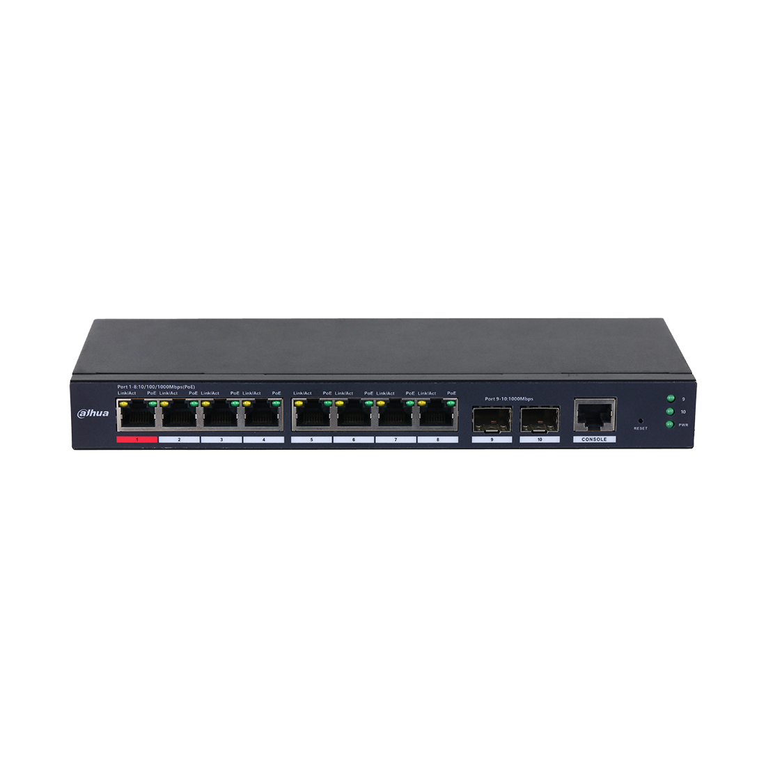 Коммутатор Dahua DH-S4210-8GT-110 — детальное фото