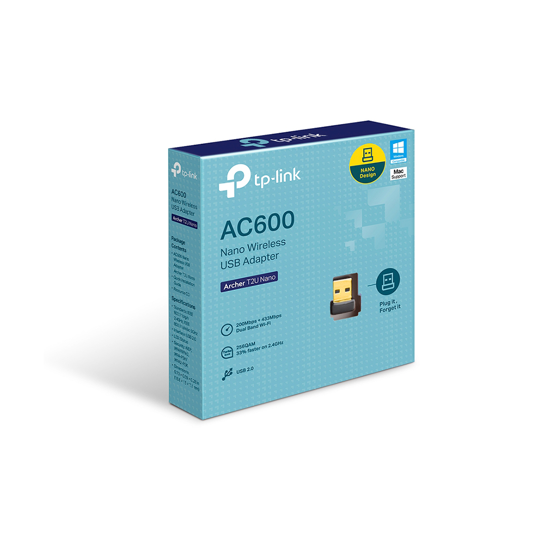 USB-адаптер TP-Link Archer T2U Nano — детальное фото