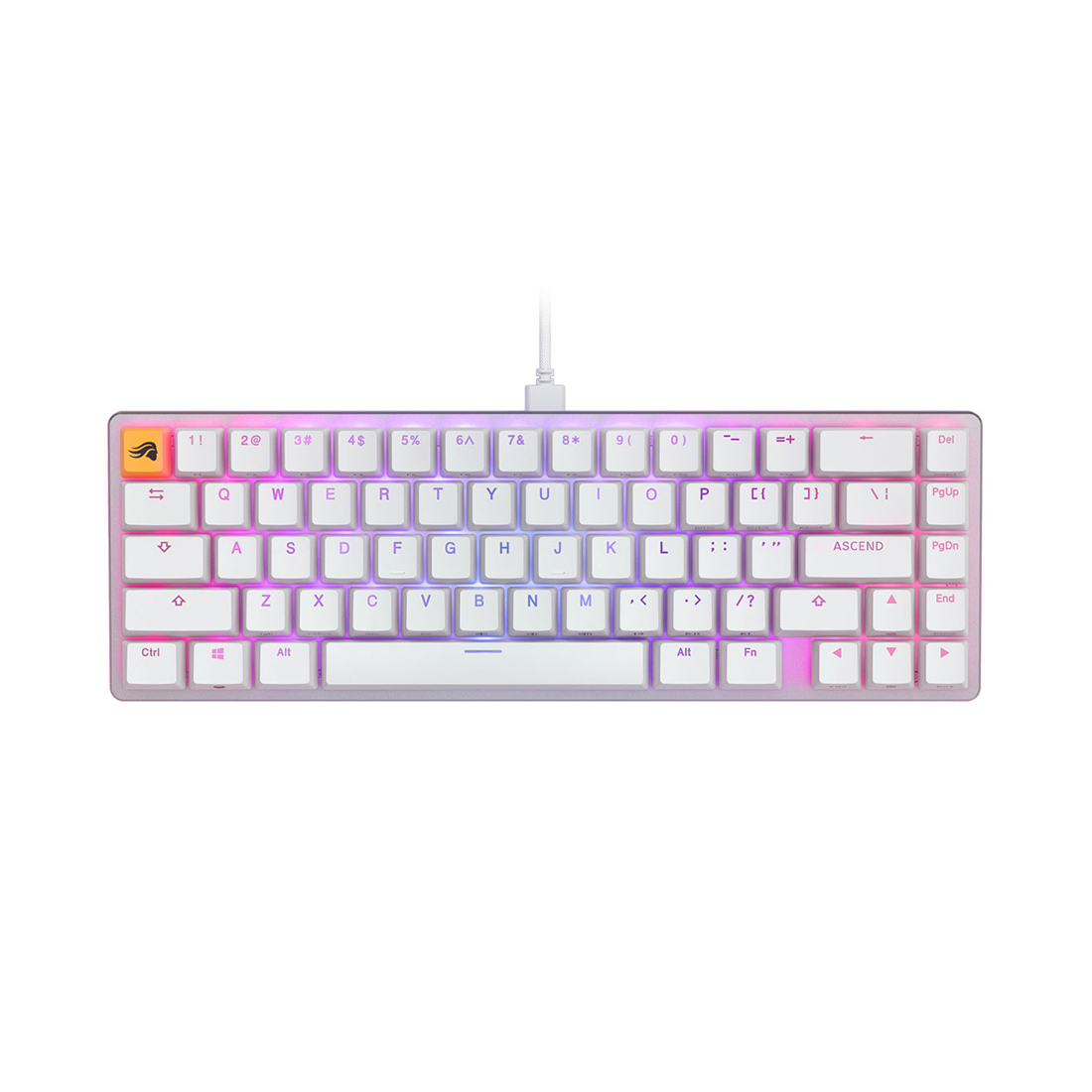 Клавиатура Glorious GMMK2 Compact White (GLO-GMMK2-65-FOX-W) — фото, характеристики