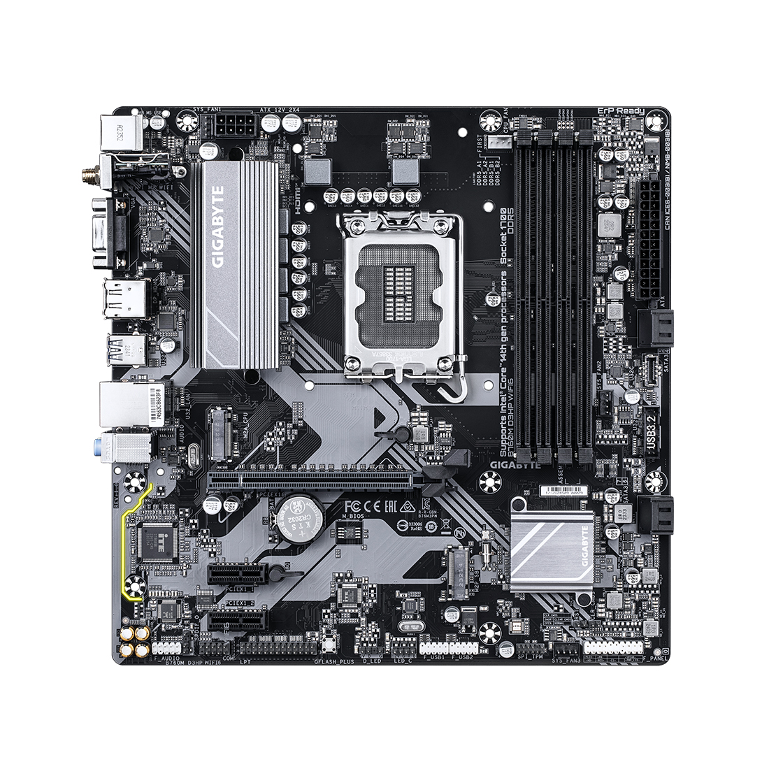 Материнская плата Gigabyte B760M D3HP WIFI6 — фото, характеристики