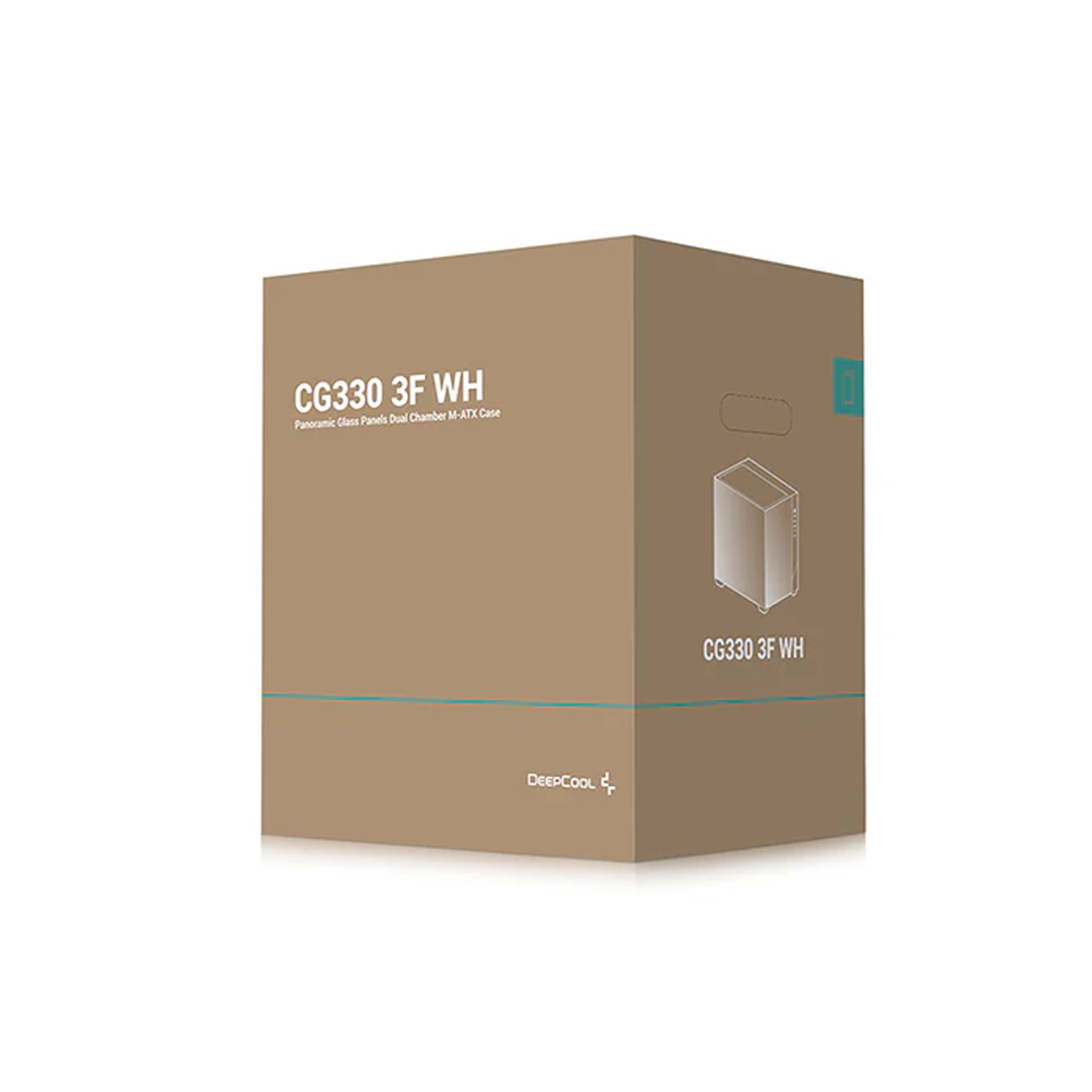 Компьютерный корпус Deepcool CG330 3F WH без Б/П — фото, характеристики