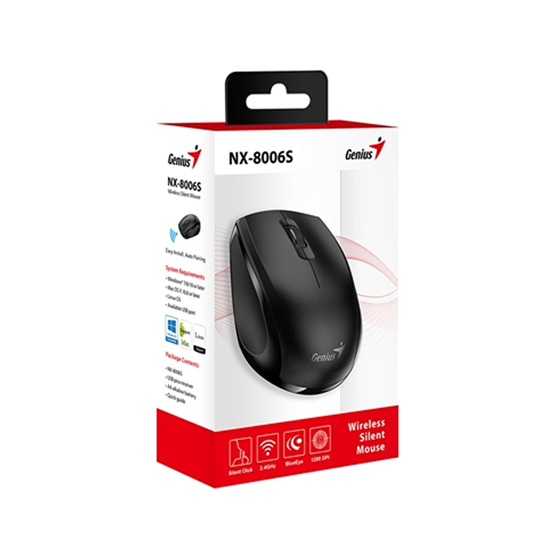 Компьютерная мышь Genius NX-8006S Black — фото, характеристики