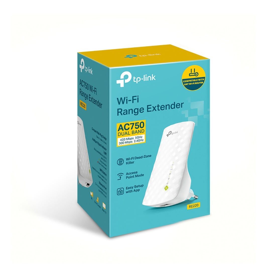 Усилитель Wi-Fi сигнала TP-Link RE220 — детальное фото