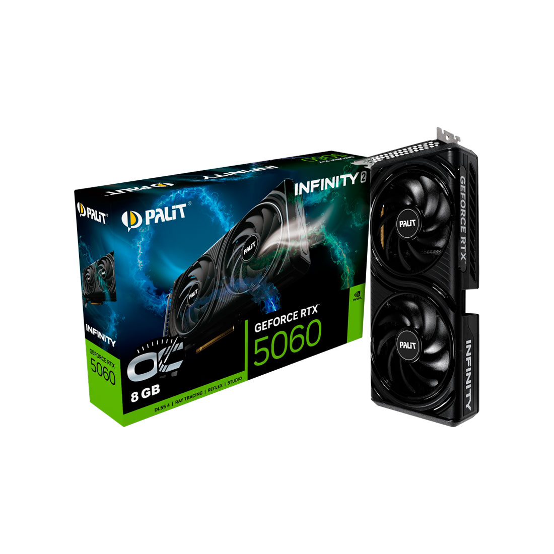 Видеокарта PALIT RTX5060 INFINITY 2 OC V1 8GB (NE75060V19P1-GB2051L) — фото, характеристики
