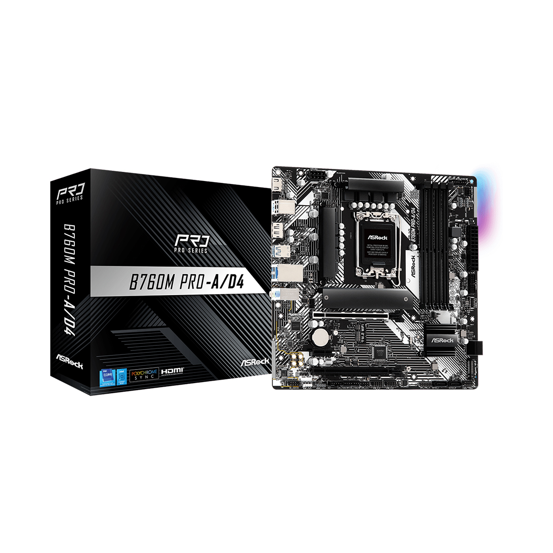 Материнская плата ASRock B760M PRO-A/D4 — фото, характеристики
