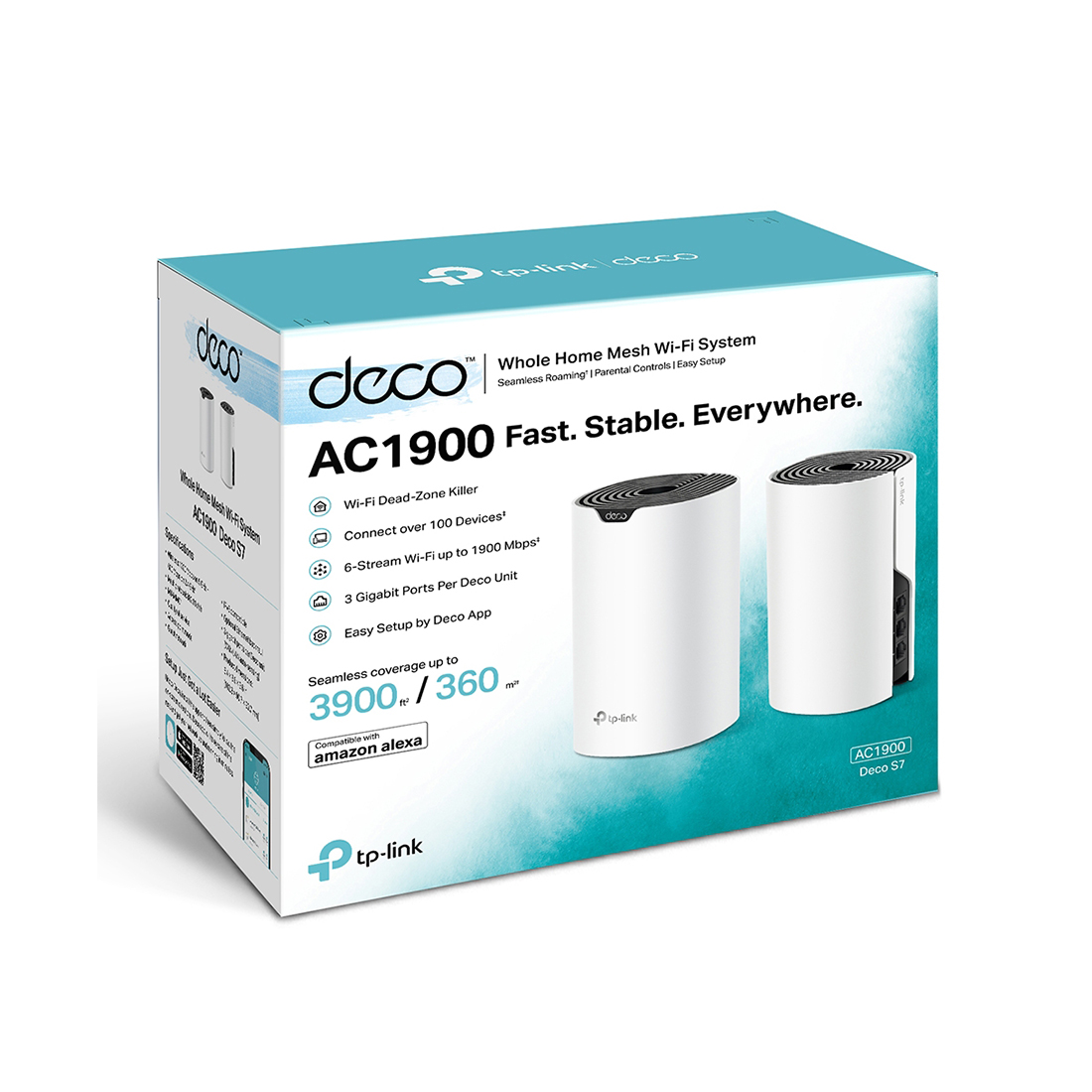 Домашняя Mesh-система Wi-Fi 5 TP-Link Deco S7 (2-pack) — детальное фото