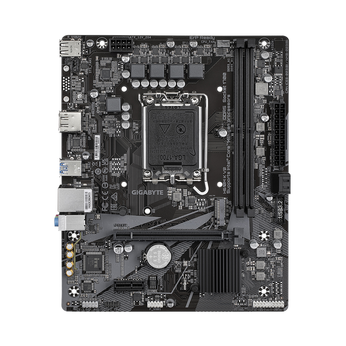 Материнская плата Gigabyte H610M K V2 — фото, характеристики