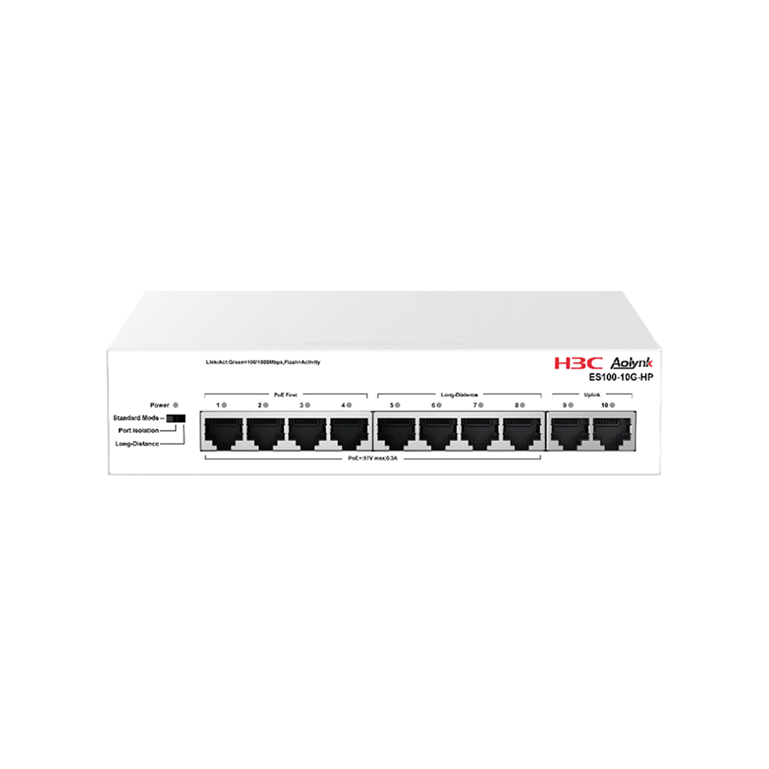 Коммутатор H3C Aolynk ES100-10G-HP — детальное фото