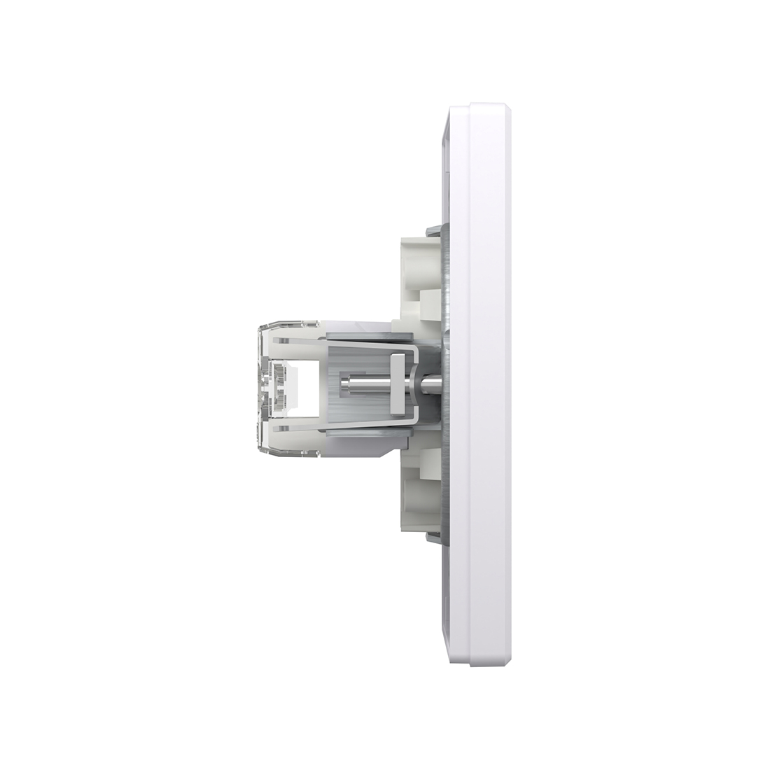Розетка двойная компьютерная SE EPH4800121 Asfora RJ45 кат. 6 в сборе белый