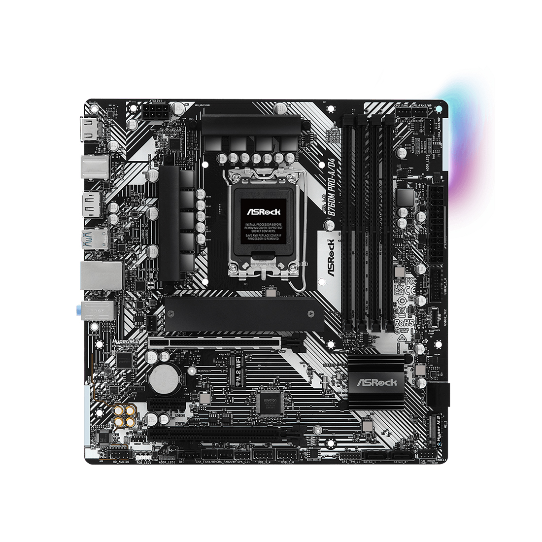 Материнская плата ASRock B760M PRO-A/D4 — фото, характеристики