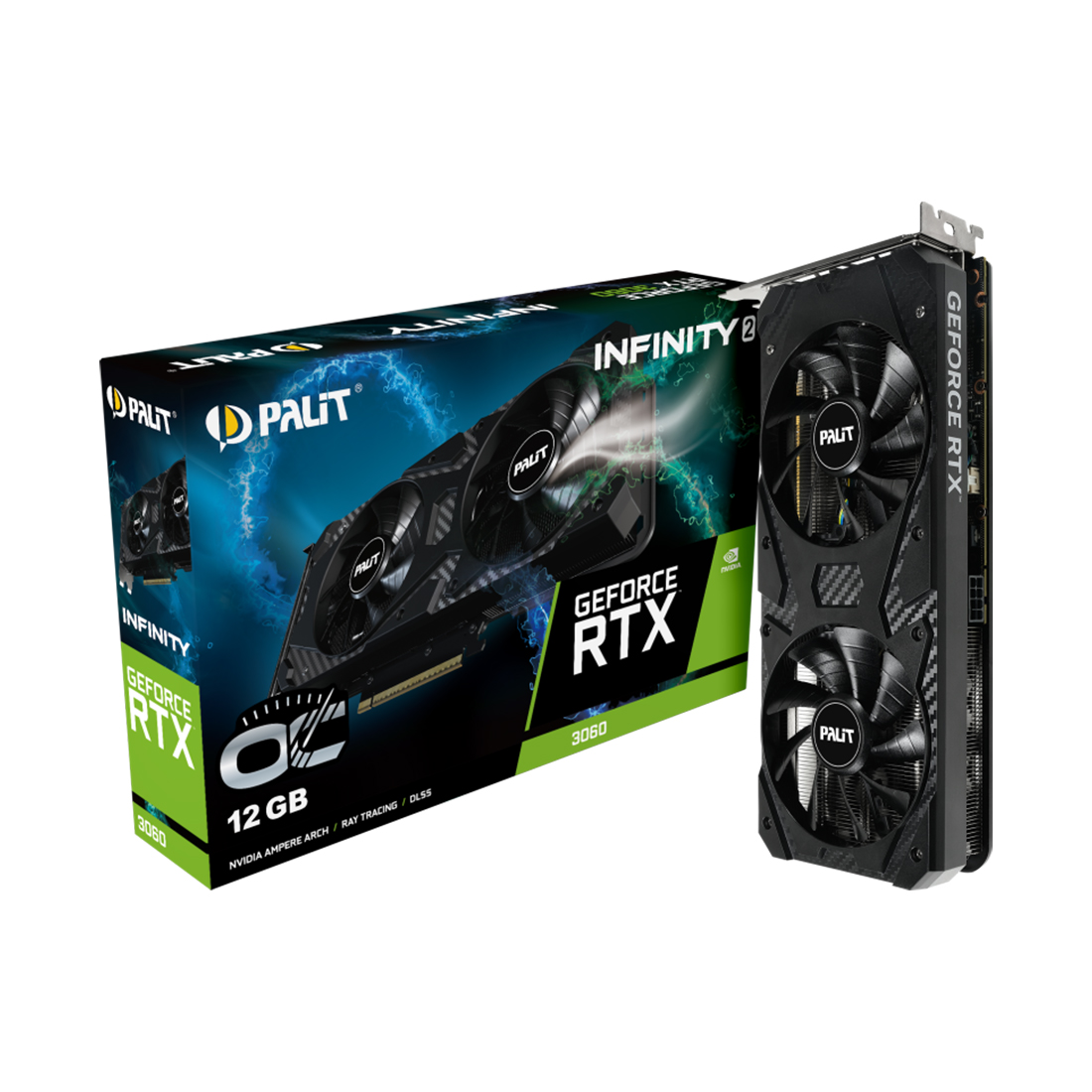 Видеокарта PALIT RTX3060 INFINITY 2 OC 12G (NE63060U19K9-PG190L) — фото, характеристики