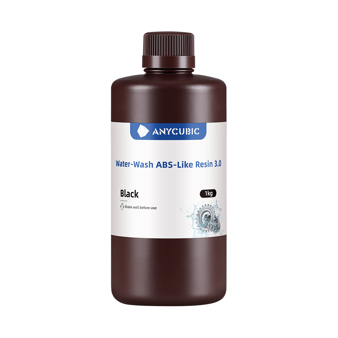 Фотополимерная смола для 3D-печати Anycubic Water-Wash ABS-Like Resin 3.0 SSXAB3BK-10 (черный)