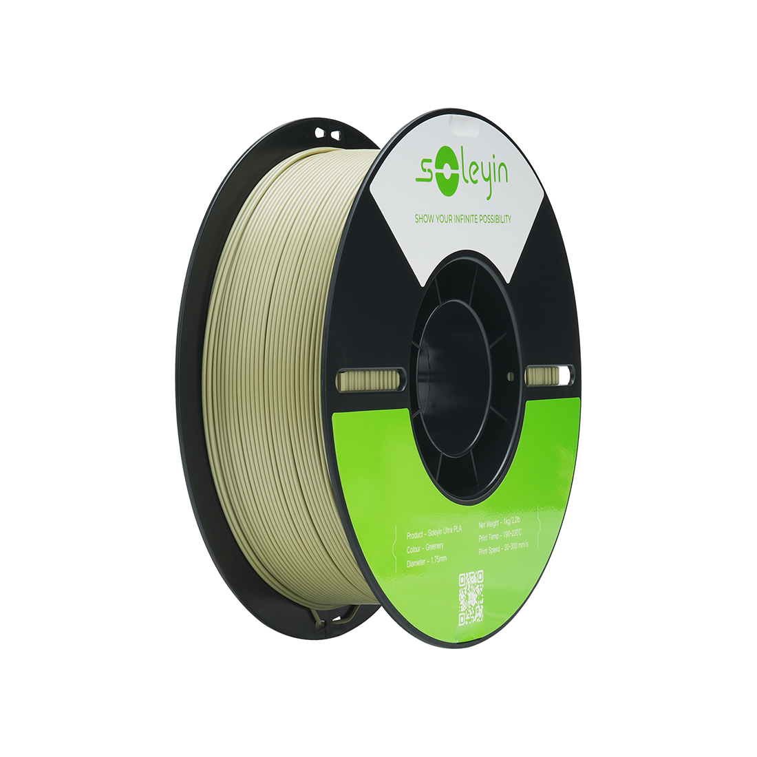 Филамент для 3D-печати Creality Soleyin Ultra PLA 3301010604 (ботанический зелёный)