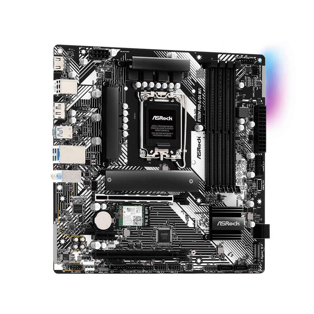 Материнская плата ASRock B760M PRO-A/D4 WIFI — фото, характеристики