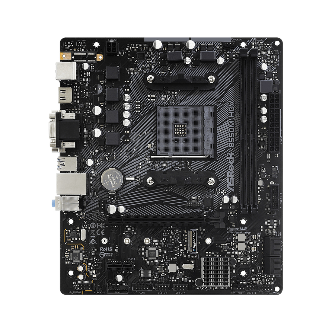 Материнская плата ASRock B550M-HDV — фото, характеристики