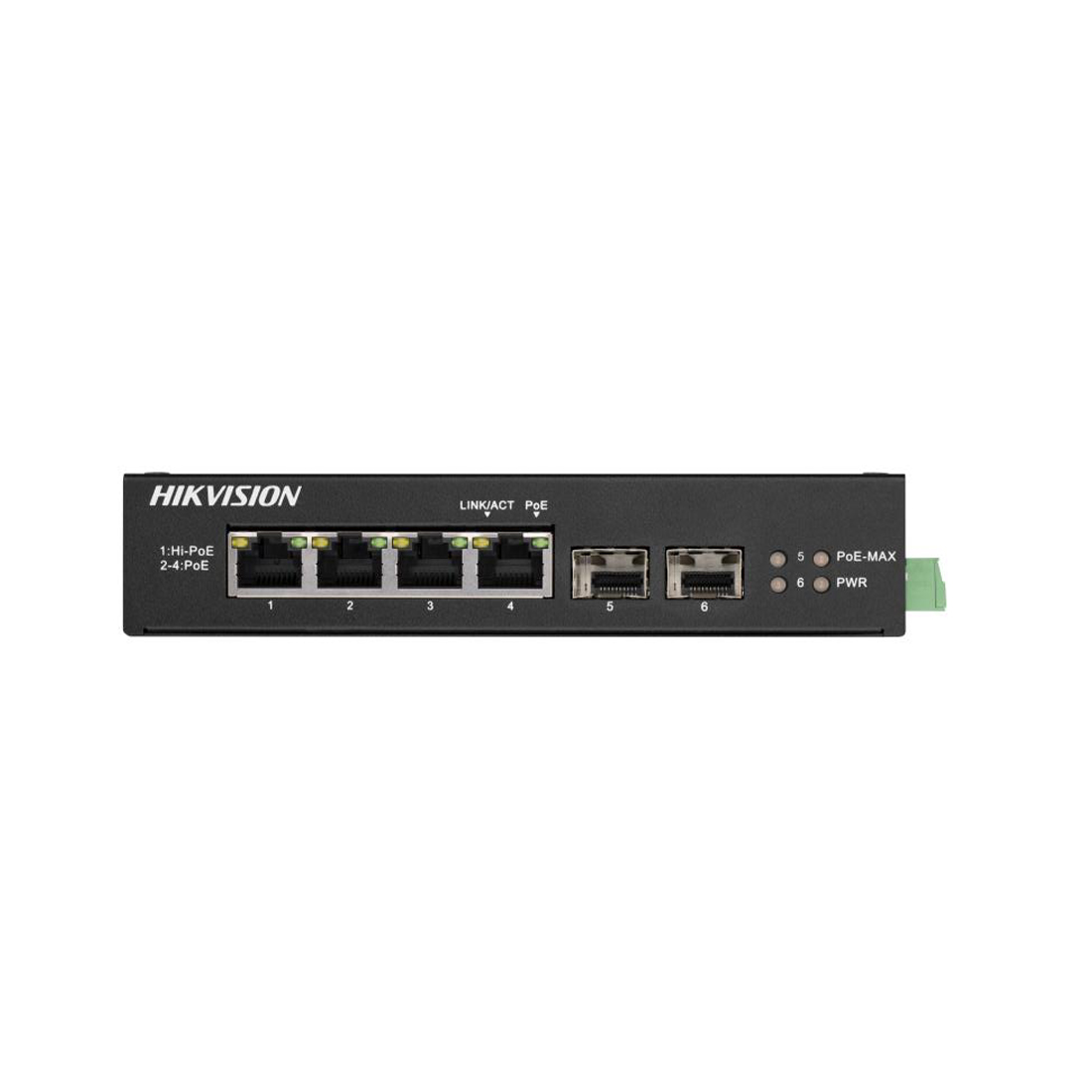 Коммутатор Hikvision DS-3T0506HP-E/HS — детальное фото
