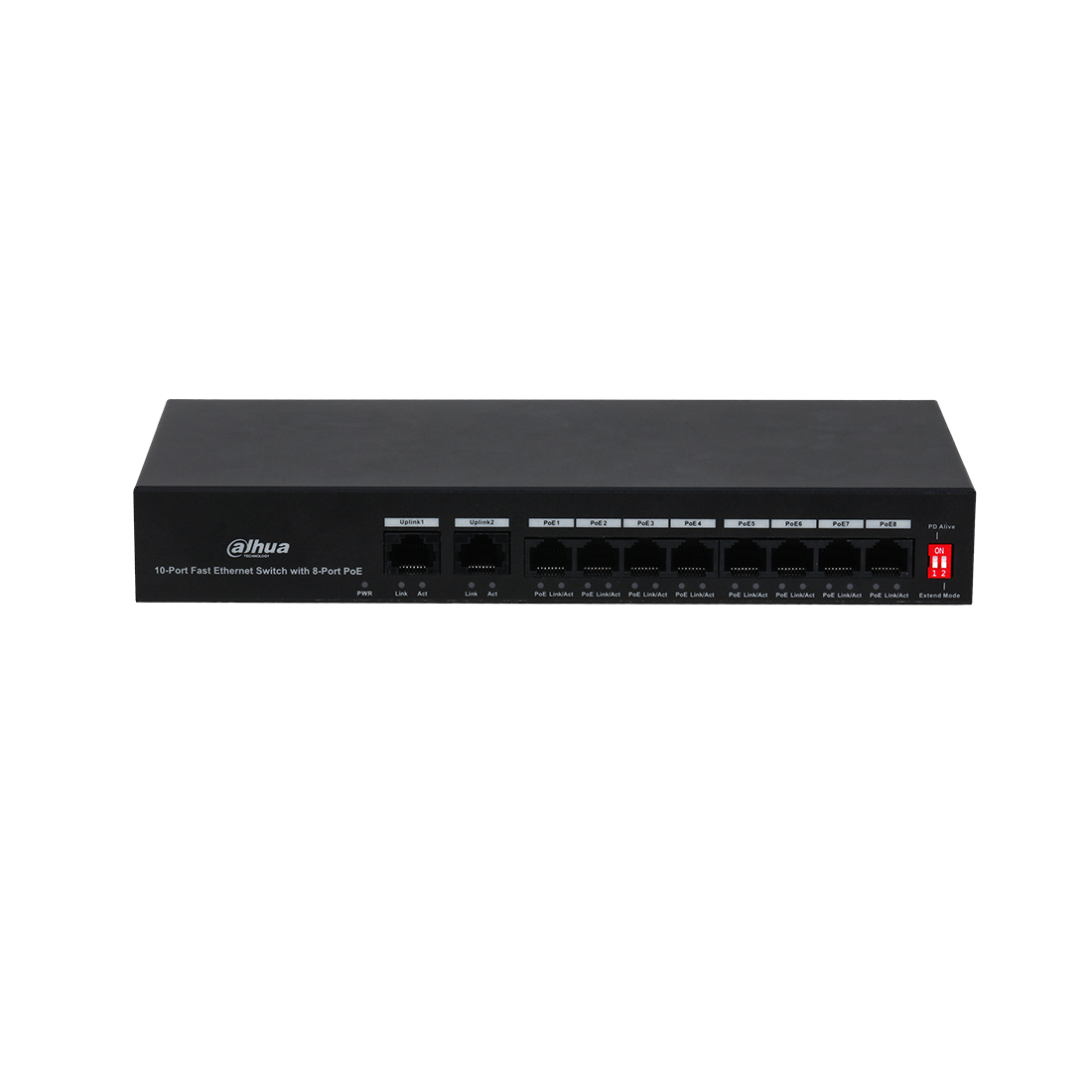 Коммутатор Dahua DH-PFS3010-8ET-65 — детальное фото
