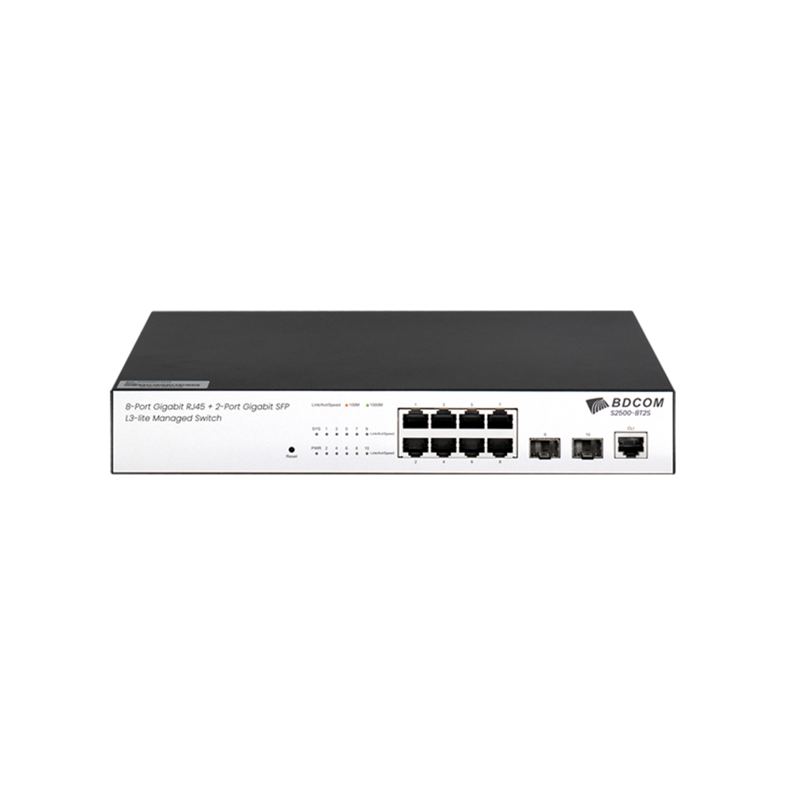 Коммутатор BDCOM S2500-8T2S — детальное фото