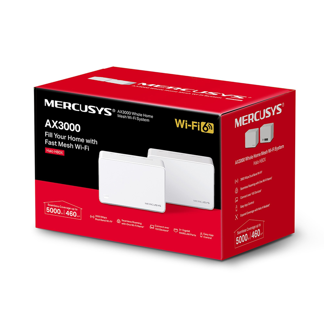 Маршрутизатор Mercusys Halo H80X(2-pack) — детальное фото