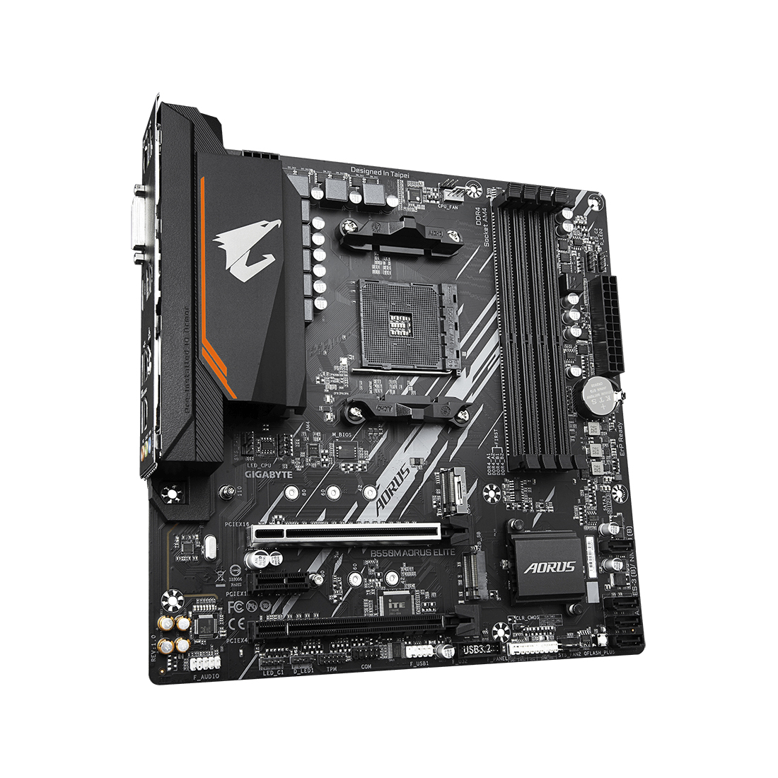Материнская плата Gigabyte B550M AORUS ELITE — фото, характеристики