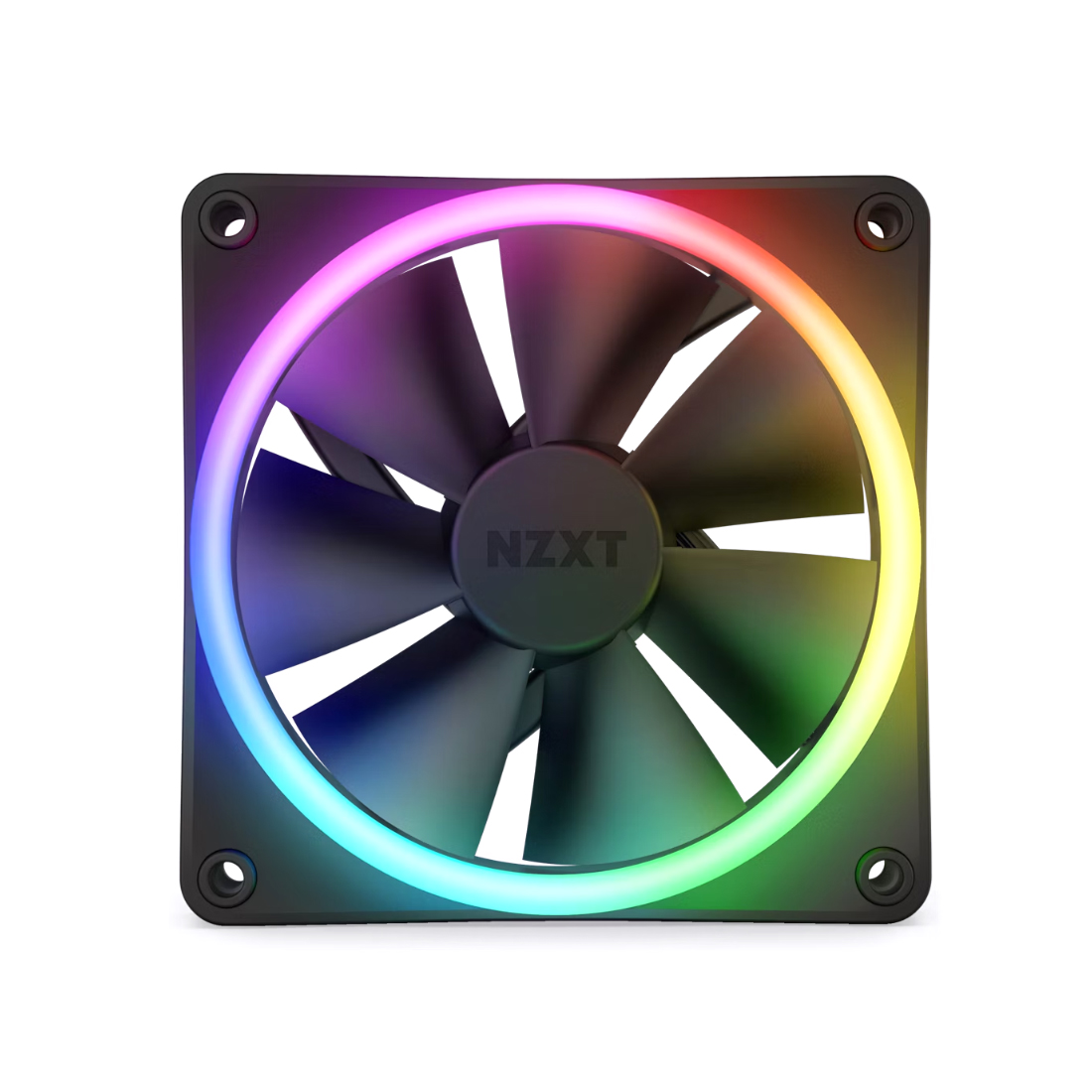 Кулер для компьютерного корпуса NZXT F120 RGB DUO RF-D12SF-B1 Black — фото, характеристики