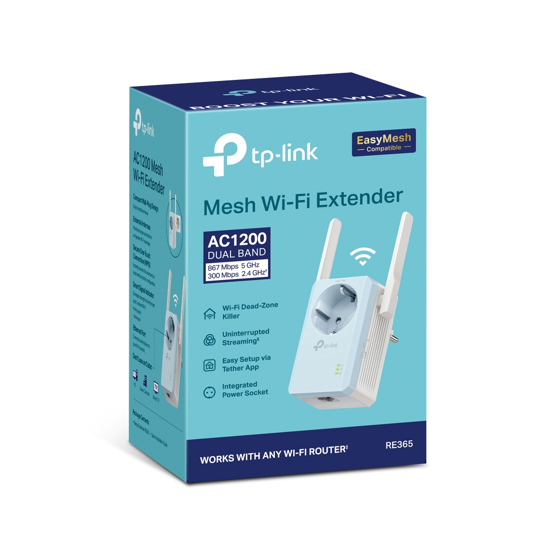 Усилитель Wi-Fi сигнала TP-Link RE365 — детальное фото