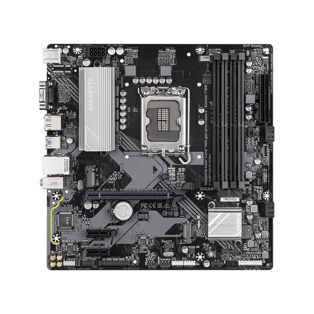 Материнская плата Gigabyte B760M D3HP DDR4 — фото, характеристики